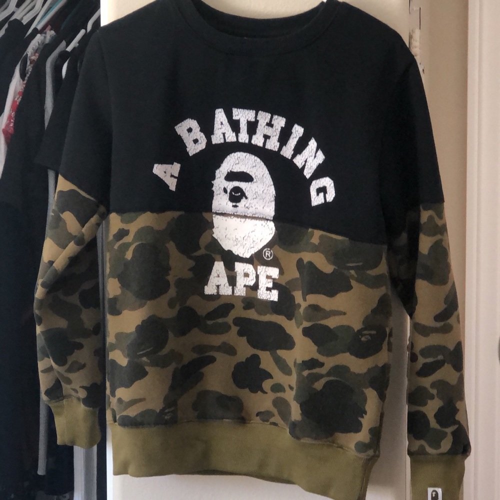 Bape crew neck